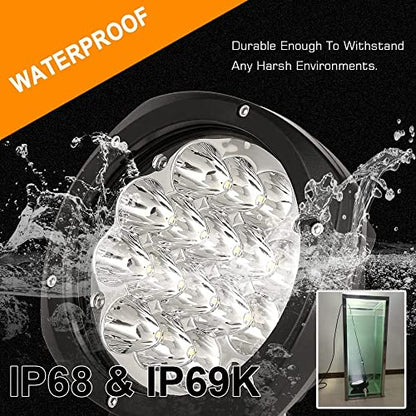 5Inch 160W Round Led Driving Lights Off Road Spot Lights Offroad