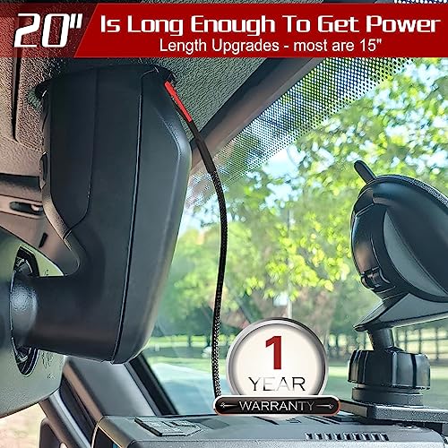 20" Upgrade Mirror Plug Wire Tap for Uniden (3 Count)