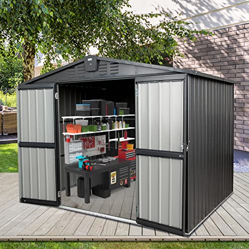 Domi Outdoor Storage Shed 8.2' x 6.2'