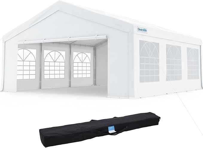 Quictent 16x20 Heavy Duty Party Tent Outdoor Canopy Tent for Parties, Wedding Event Shelter with Storage Bags