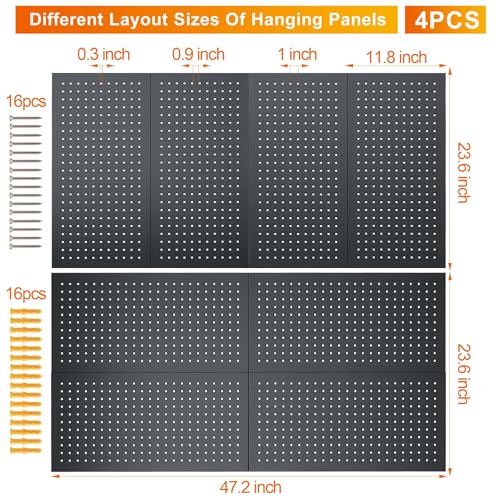 Metal Pegboard Panels