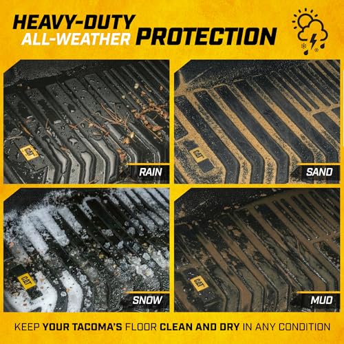 JustFit™ 3D All Weather Floor Mats for Toyota Tacoma 2016