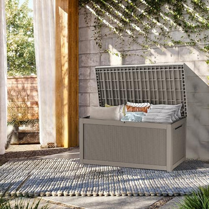 320 Gallon Lockable Resin Deck Box