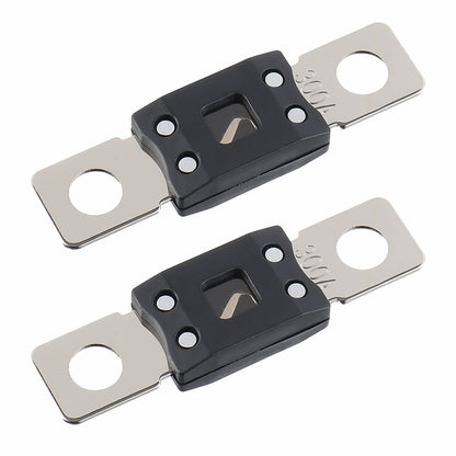 300A MEGA High Current Fuse - 300 Amp Bolt-on Fuse for Cars, Trucks, Construction Vehicles, Buses, Caravans (2 Pcs)