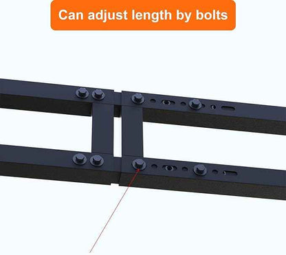 Truck Bed Cargo Divider for Full Size Truck, Compatible with Silverado,F150,F250,Sierra 1500,Titan,Foldable,No Drilling