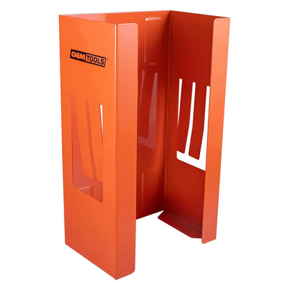 OEMTOOLS 23126 Orange Magnetic Glove Dispenser, Disposable Gloves Box Holder, Magnetic Glove Box Holder for Wall Mount