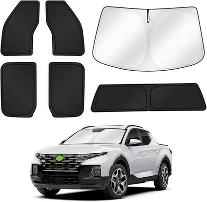 Window Shades for 2015-2020 Ford F150 4 Door Accessories Windshield Sun Shade Side Rear Window Cover Sunshade Sun Visor Shield Privacy Protection for Camping Keep Vehicle Cool Black 6PCS