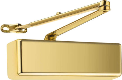 Lawrence Extra Heavy Duty Door Closer Commercial Grade 1 - Adjustable 6-Speed Delayed-Action Door Control with 3 Pistons – Flexible Installation with Included Hardware - Embassy Series LH8016