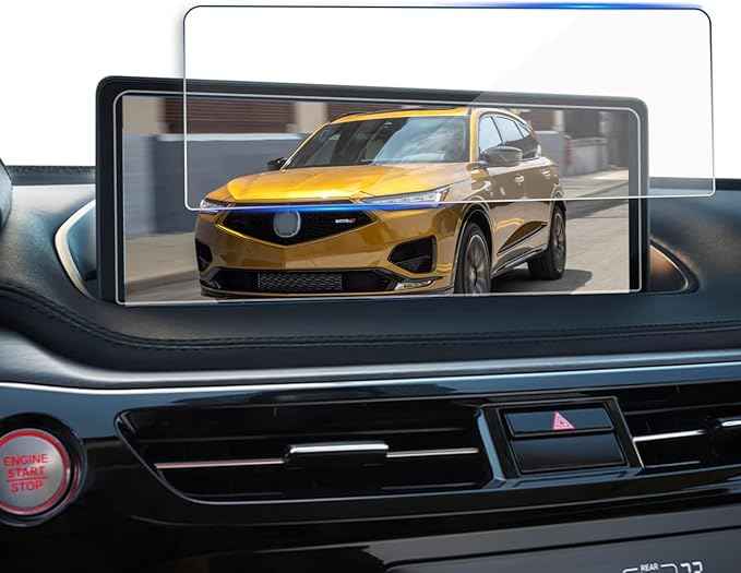 Tempered Glass Screen Protector for Acura MDX 2022-2026,Infotainment Navigation Screen Film Compatible With MDX 2026 2025 2024 Accessories - 12.3 inch