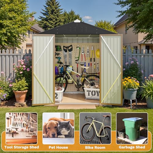 6x4FT Outdoor Storage Shed