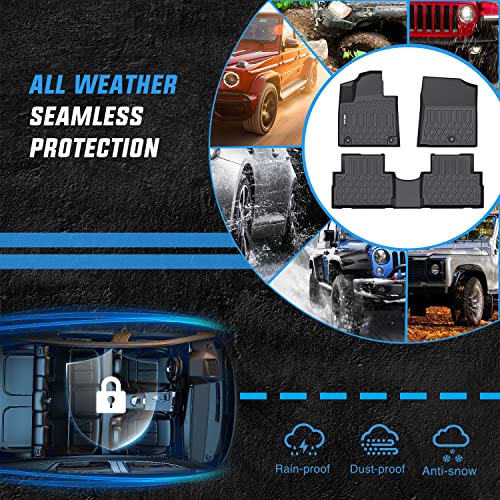 TPE Floor Mats for Hyundai Santa Fe 5 Seat
