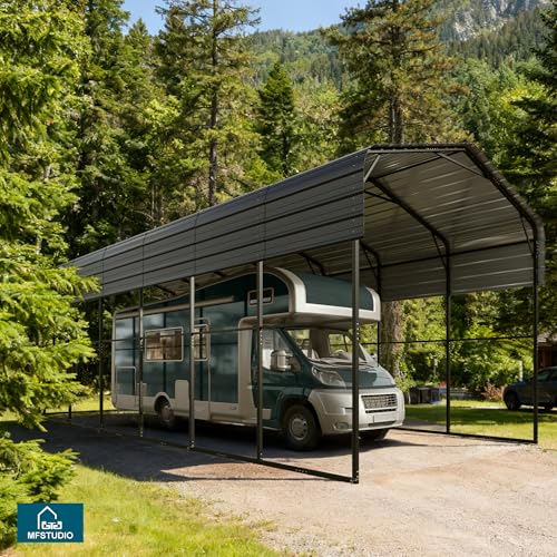 Metal RV Carport 14x35ft