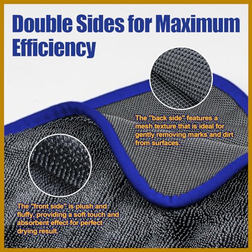 Microfiber Towel Car Drying Detailing Wash Cloth Car Care