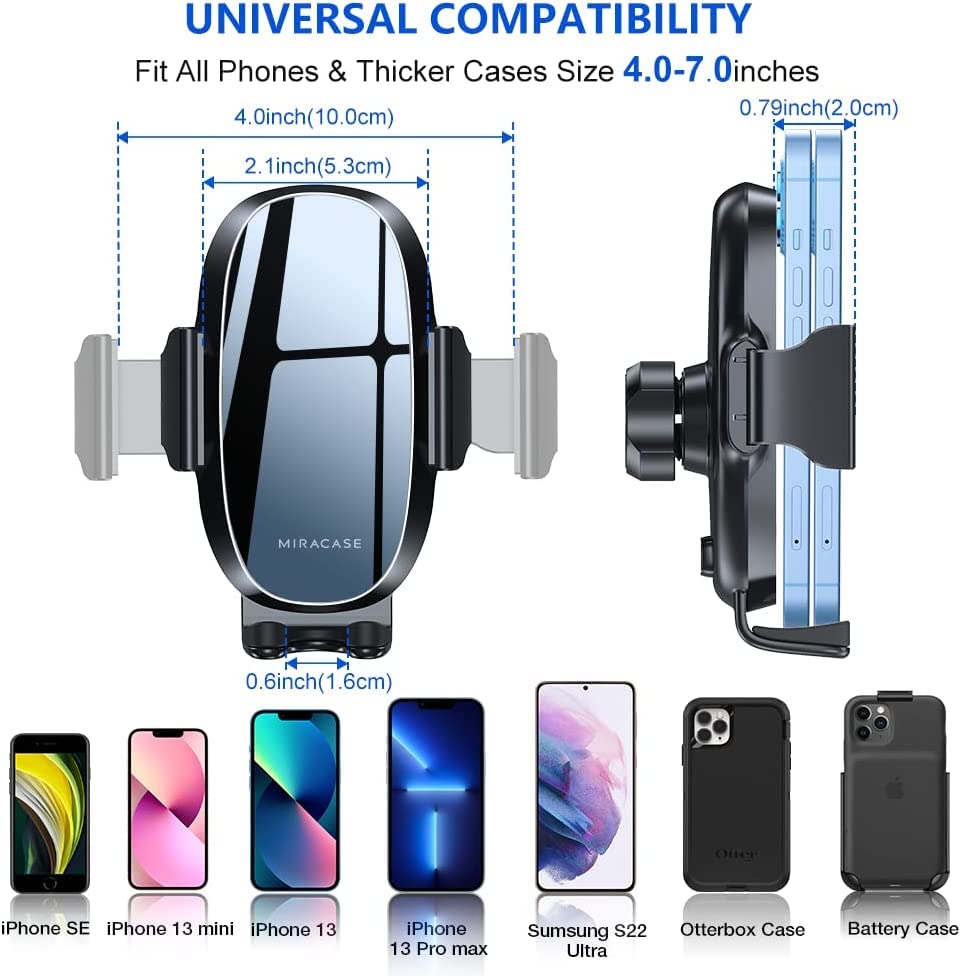 Phone Holders for Your Car with Metal Hook Clip