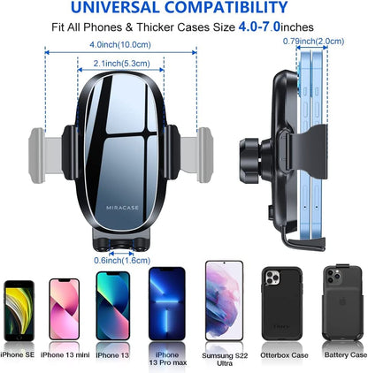 Phone Holders for Your Car with Metal Hook Clip