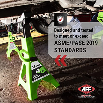 Viking 4 Ton Pair of Jack Stands