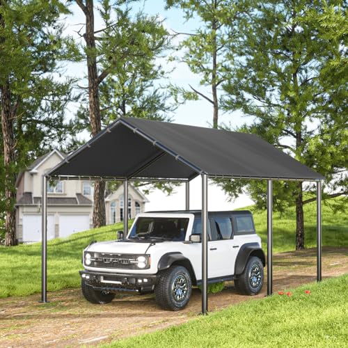 10x20ft Portable Car Tent Garage with UV Resistant Canopy