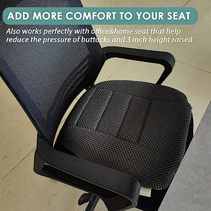 17.7"L×16.9"W ×3"H Car Booster Seat Cushion Raise Height for Short People