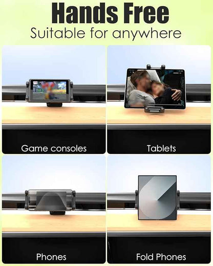 Charchendo Car Game Consoles Mount for Tesla Model Y/3, Air Vent Holder for Switch Tablet Phone with Anti-Drop Shake Road Trip Essentials Compatible with Switch, iPad 12.9, Phones More Devices 4-13''
