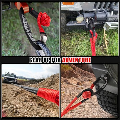 Kinetic Recovery Rope Kit with 2 Soft Shackles