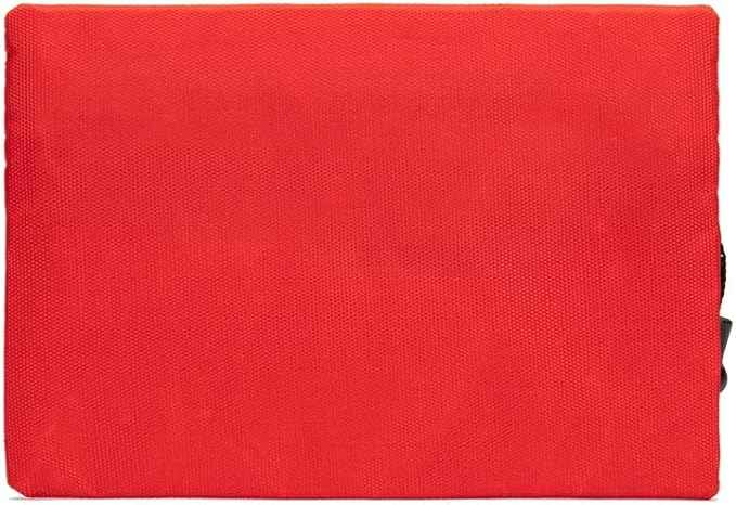 Red Emergency Pouch - Small Travel Rescue Pouch for Car, Home, Office, Kitchen, Outdoors - Empty First Aid Bag (6.3x4.3 4pcs)