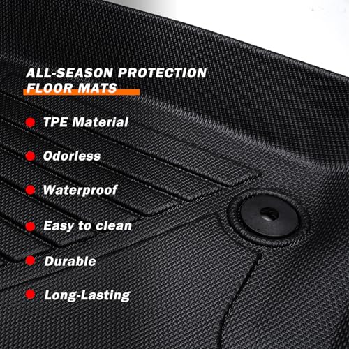 Floor Mats Cargo Mat Set for 2021 (7 Count)