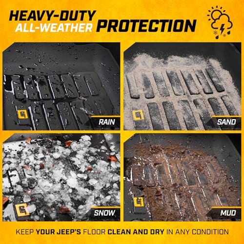 JustFit™ 3D Floor Mats for Jeep Wrangler 4XE 2021