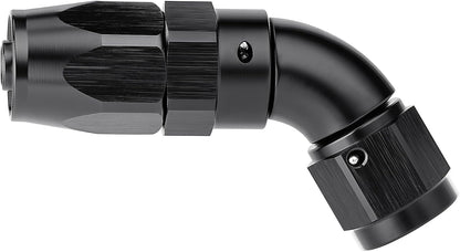 EVIL ENERGY 6AN 60 Degree One Piece Full Flow Hose End Fitting Swivel For CPE Braided Hose