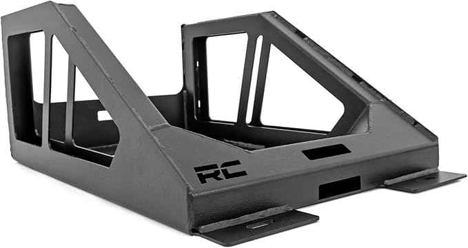 Rough Country Universal Bed Mount Spare Tire Carrier for Pickup Trucks - Fits Tires 33" to 40"