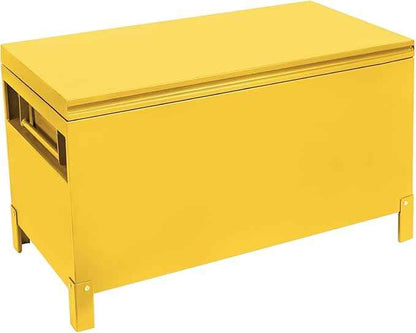 36" Steel Truck Tool Box, Heavy Duty Jobsite Tool Chest, Truck Bed Storage Organizer, Jobsite Box for Pickup Trucks, RV & Trailer, 36 * 19 * 15 Inch