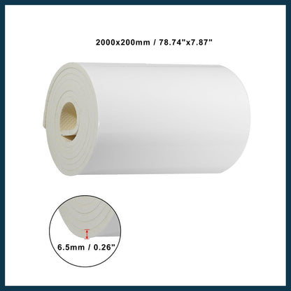 2000x200x6.5mm Car Garage Wall Guard Door Bumper Universal Protector Anti Collision Waterproof White Automotive Parts