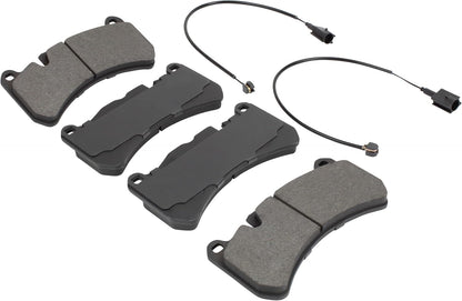 Premium Semi-Metallic Front Brake Pads (1001-1116AM) Compatible with Maserati Ghibli 2014-2019, Maserati Quattroporte 2012-2017