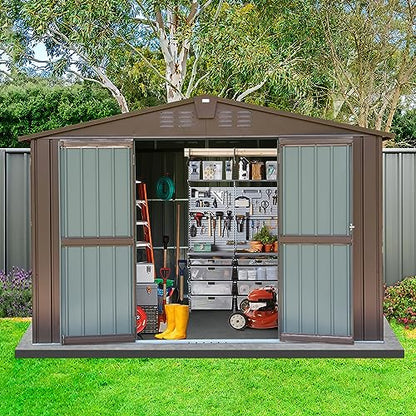 Domi Outdoor 10' x 8' Storage Shed