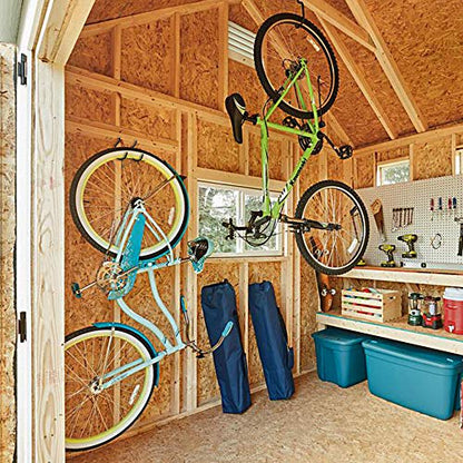 8 Pack Bike Hanger Storage Hook Rack (9 Count)