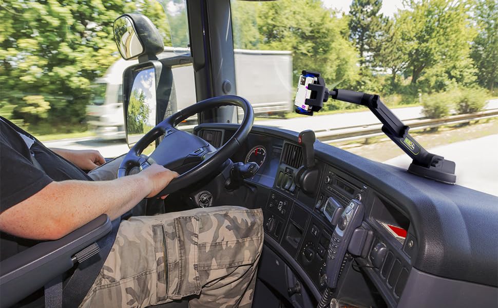 Cell Phone Mount for Truck Phone Holder for Truck Drivers