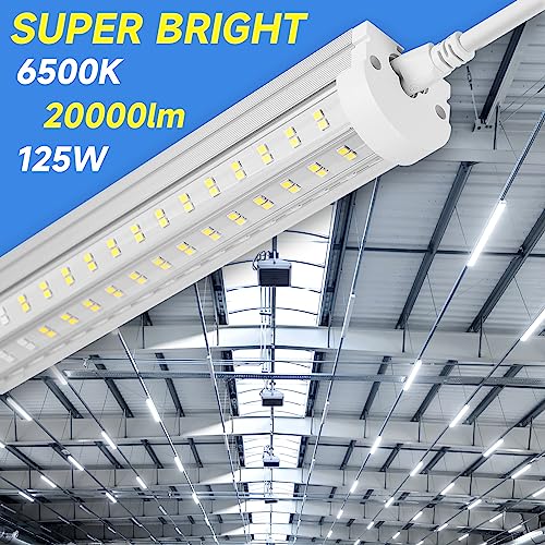8FT U Shape 125W Integrated Tube Bright LED Light (6 Count)