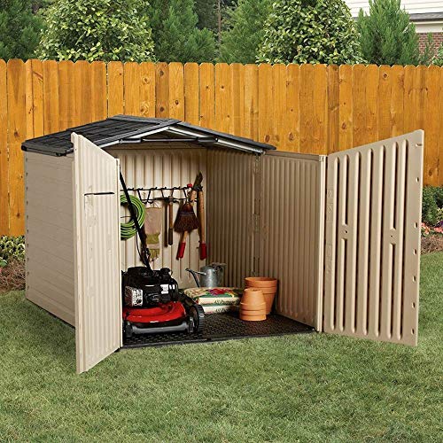 Slide Lid Resin Outdoor Storage Shed
