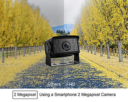 7" HD 1080P Wired Dual Backup Camera