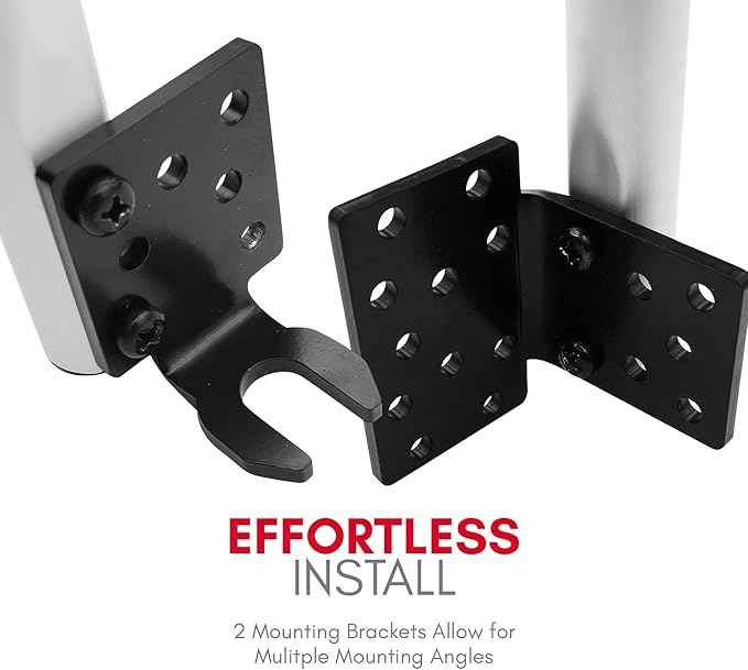 Macally Car Seat Rail Mount - Super Secure Tablet and Phone Holder for Car, Truck, and Any Vehicle - Adjustable Gooseneck iPad Mount - Works With All iPad, iPhone, Tablets