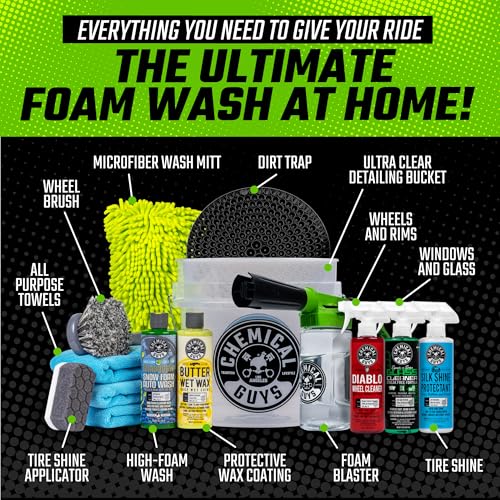 14 Piece Arsenal Builder Car Wash Kit with Foam Blaster 6