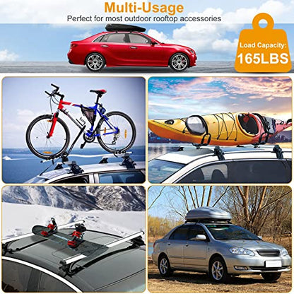2Pcs Universal Roof Rack Cross Bars (2 Count)