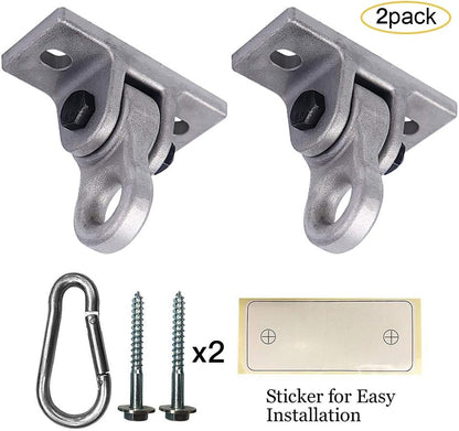 Heavy Duty Metal Color Swing Hangers Screws Bolts Included Over 5000 lb Capacity Playground Porch Yoga Seat Trapeze Wooden Sets Indoor Outdoor 2 Pack
