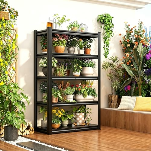 45''W Garage Shelving Heavy Duty Metal Storage Shelves Series (5 Count)