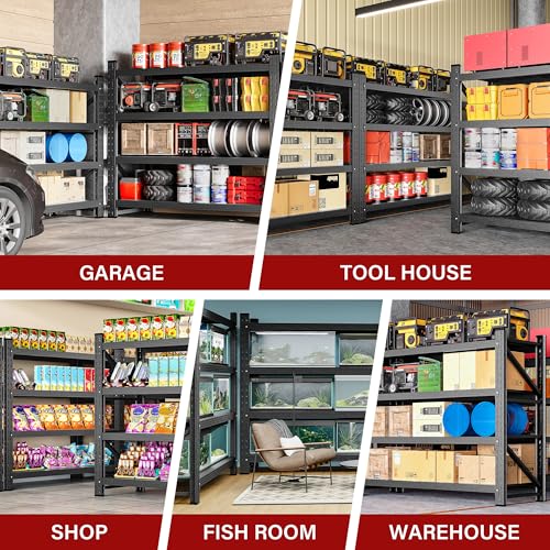 48" Wide Heavy Duty Garage Shelving Units