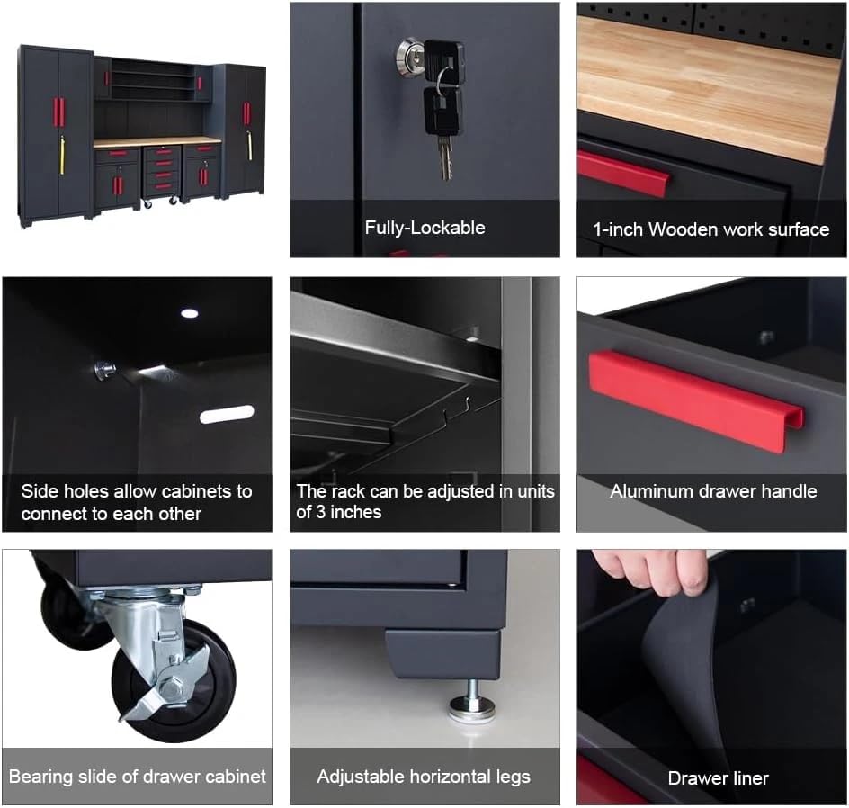 Garage Storage Cabinet System (12 Count)