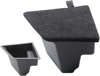 Car Rear Trunk Left Storage Box Organizer Interior Space Trunk Organizer Case Compatible For Tesla Model 3 2022
