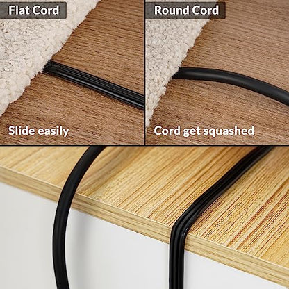 Flat Plug Extension Cord 30 Ft with Slim Space