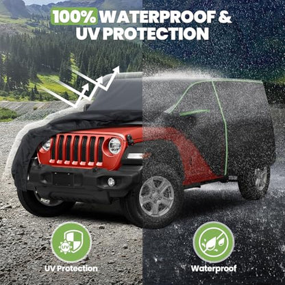 420d Car Cover Fits for Jeep Wrangler 4 Door JK JL 2006
