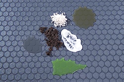 Small Coin Pattern Vinyl Garage Flooring Mat