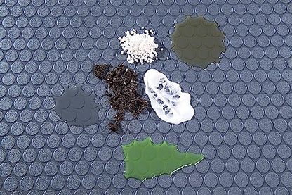 Small Coin Pattern Vinyl Garage Flooring Mat
